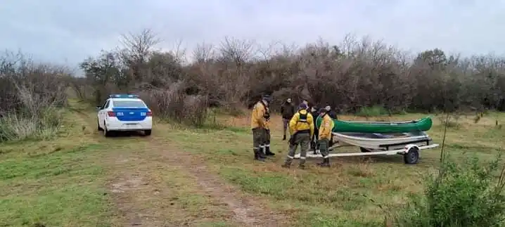 Bomberos Voluntarios colabora con la búsqueda de Luisina Leoncino