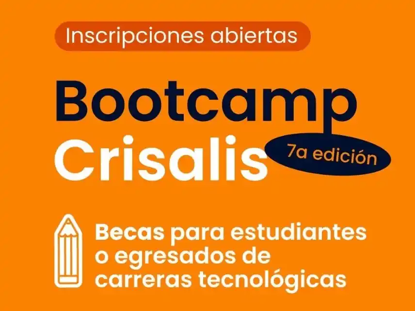 Abren inscripciones para Crisalis 2026, la Bootcamp remunerada en tecnología destinada a estudiantes de Concordia