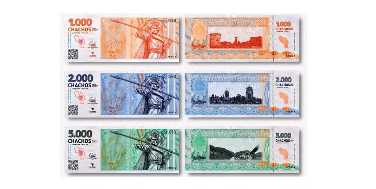 Así lucen los flamantes bonos provinciales que lanzó La Rioja.