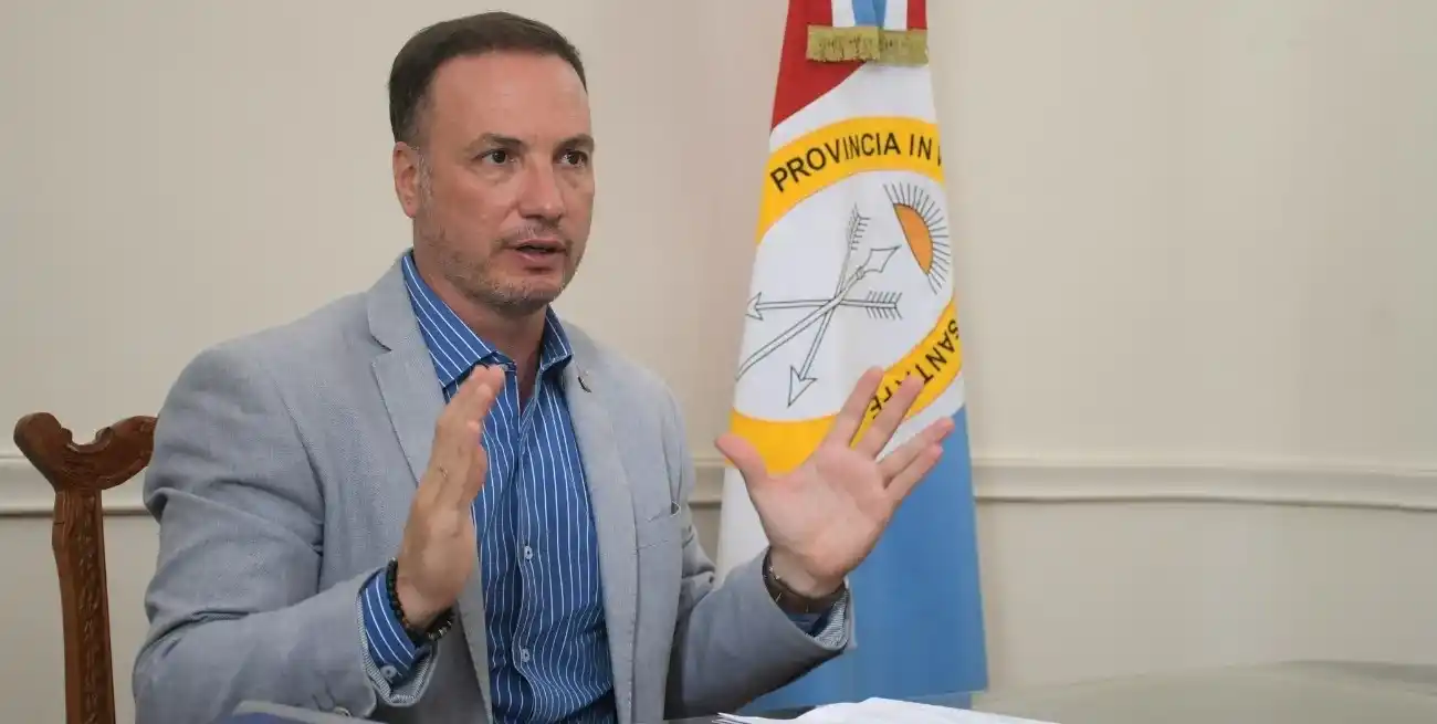 El ministro de Obras Públicas, Lisandro Enrico. Guillermo Di Salvatore.