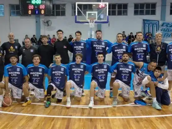 Racing LTC superó a Sportivo Ben Hur por 92 a 67.Foto:Básquet Total