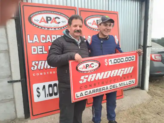 José Agustín Larroudé se llevó la Carrera del millón