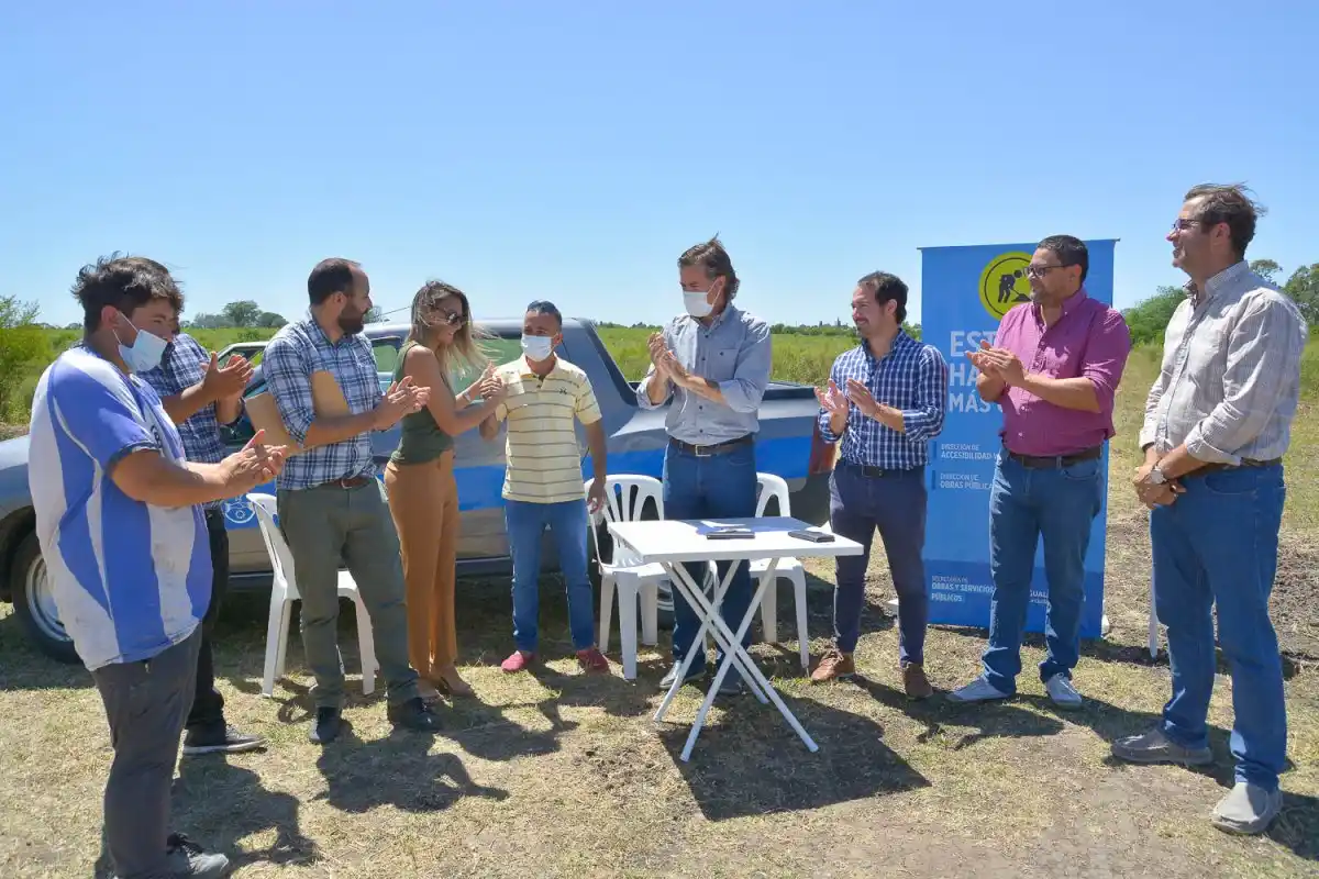 Comienza la construcción del cerco perimetral del Parque Industrial Municipal Sustentable