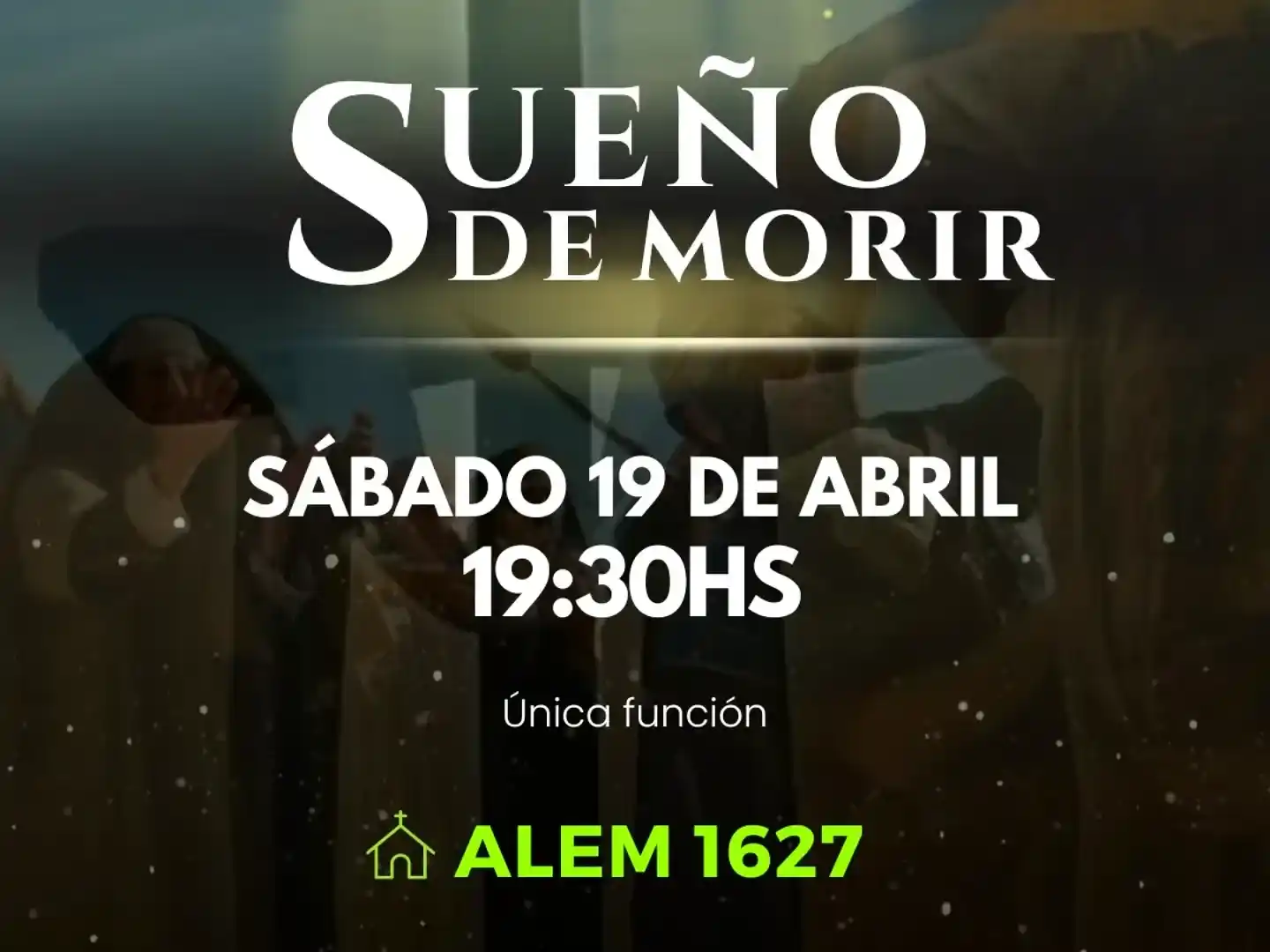 El objetivo que se persigue es reforzar la fe a través de la teatralización