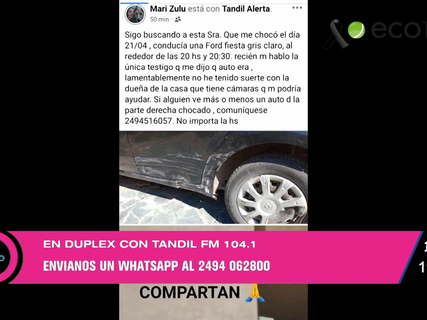 Siniestros viales: qué pasos seguir si nos chocan un vehículo y no tenemos datos del autor del hecho