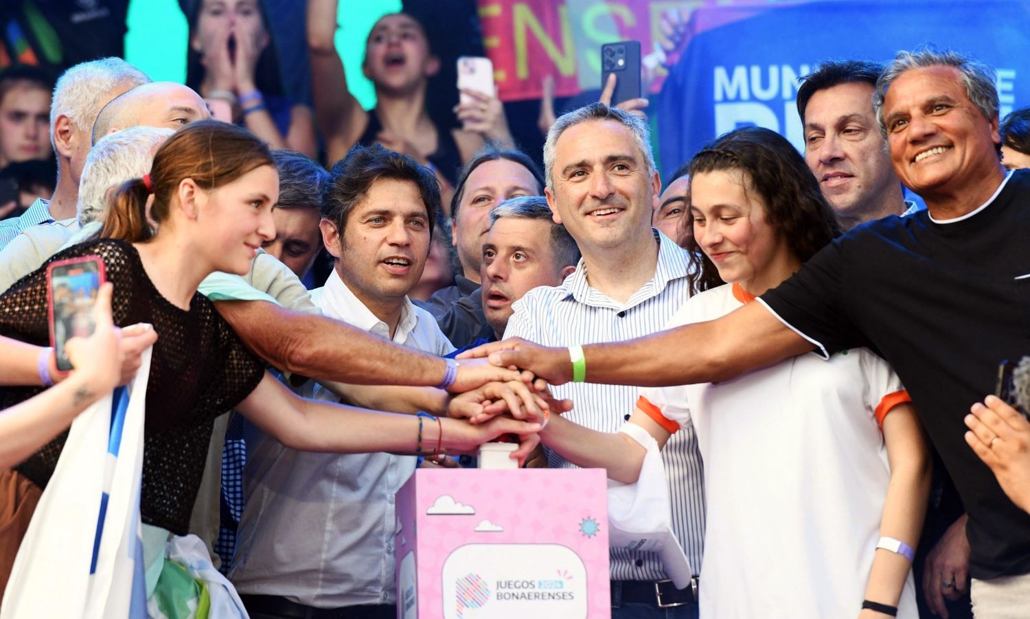 El Intendente compartió con Kicillof la apertura de las finales de Juegos Bonaerenses