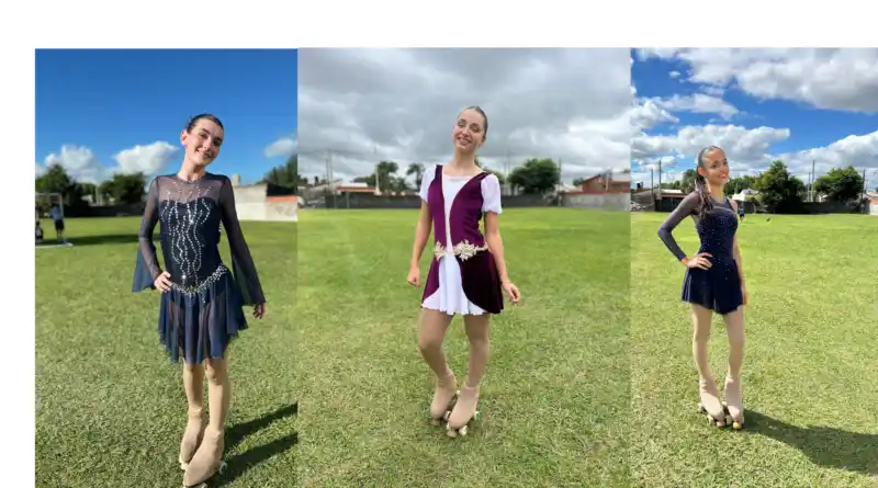 Patinadoras de Almagro se destacaron en el torneo Zonal en Leones. Foto:Todo a Pulmón