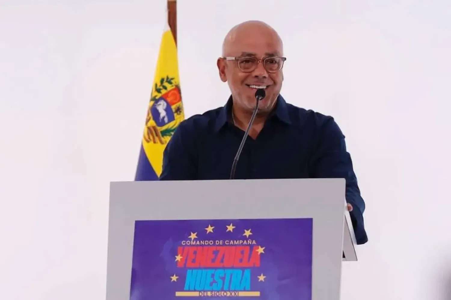Jorge Rodríguez denuncia un «BLACKOUT INFORMATIVO»: oposición prepara centro de prensa desde Miami para cantar fraude (+Video)