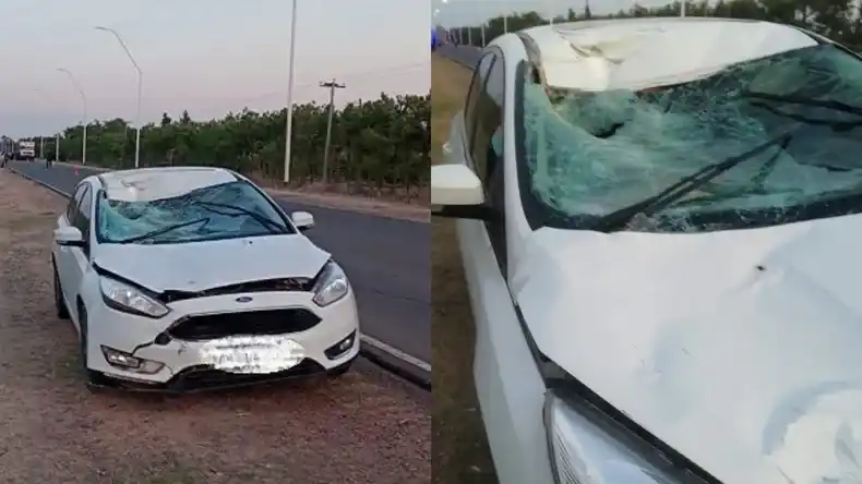 Un hombre que iba en bicicleta fue atropellado desde atrás por un auto: murió en el acto