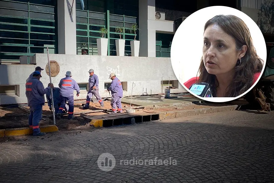 Comenzaron las obras de reparación de veredas: "Vamos a refuncionalizar todo el microcentro"