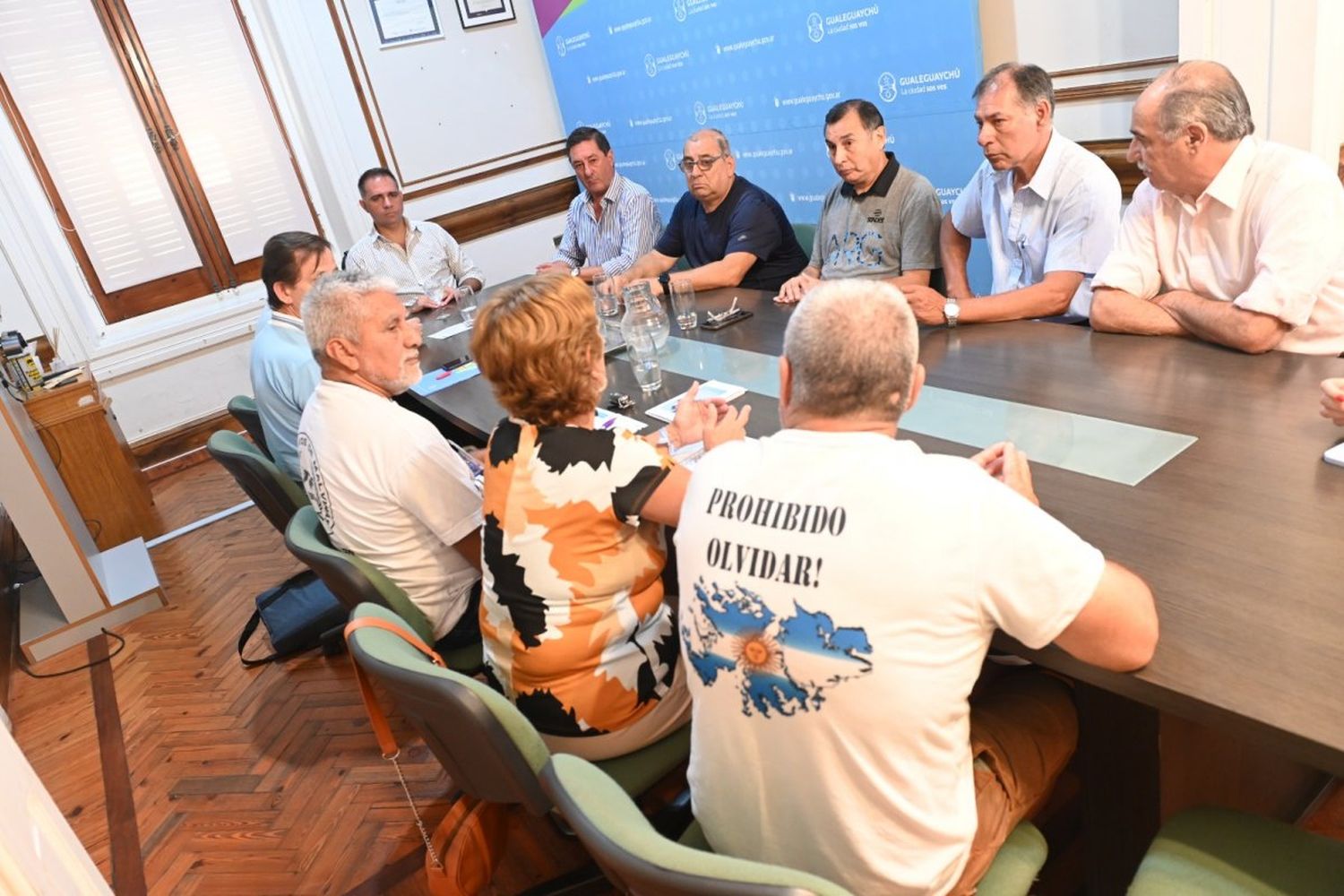 El motivo por el cual Davico se reunió con los veteranos de Malvinas