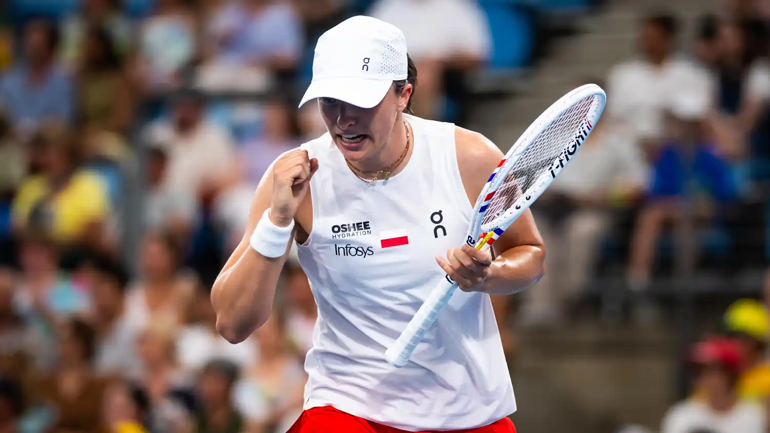 Swiatek aportó en la victoria polaca.