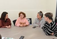 La activista necochense Pierina Nochetti pasó por Tandil y denunció persecución penal y laboral