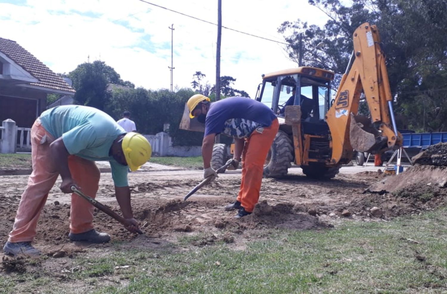 Avanza la construcción del Pluvial Scaglia