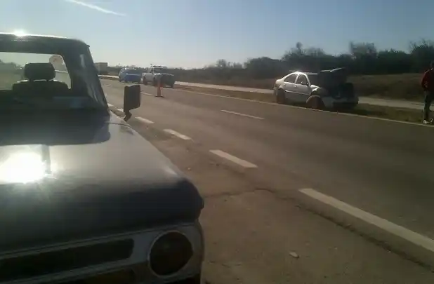 Un choque múltiple en la Autovía 14 involucró a cuatro rodados