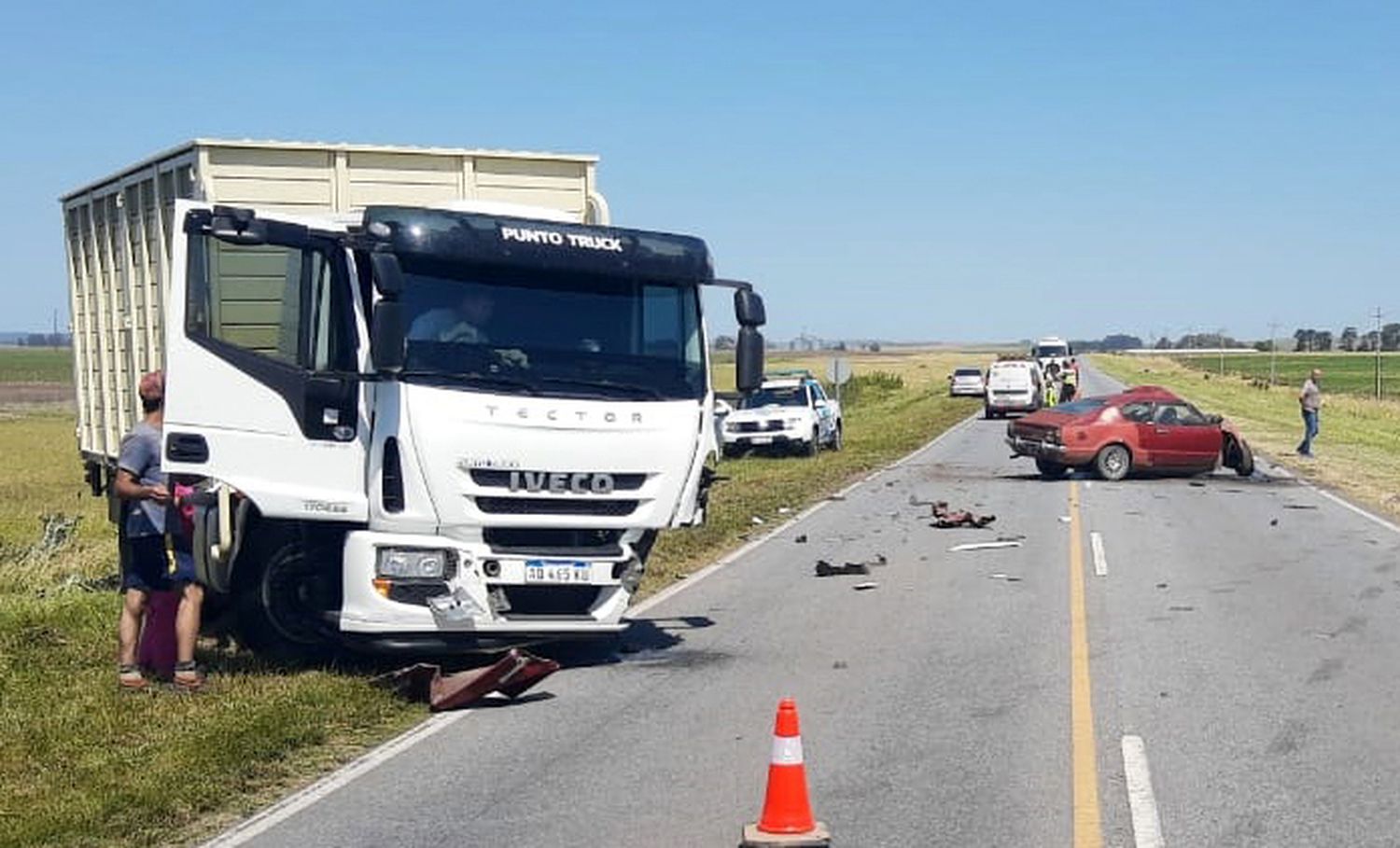 Camionero de Tandil protagonizó un fatal accidente en el kilómetro 124 de la Ruta 226