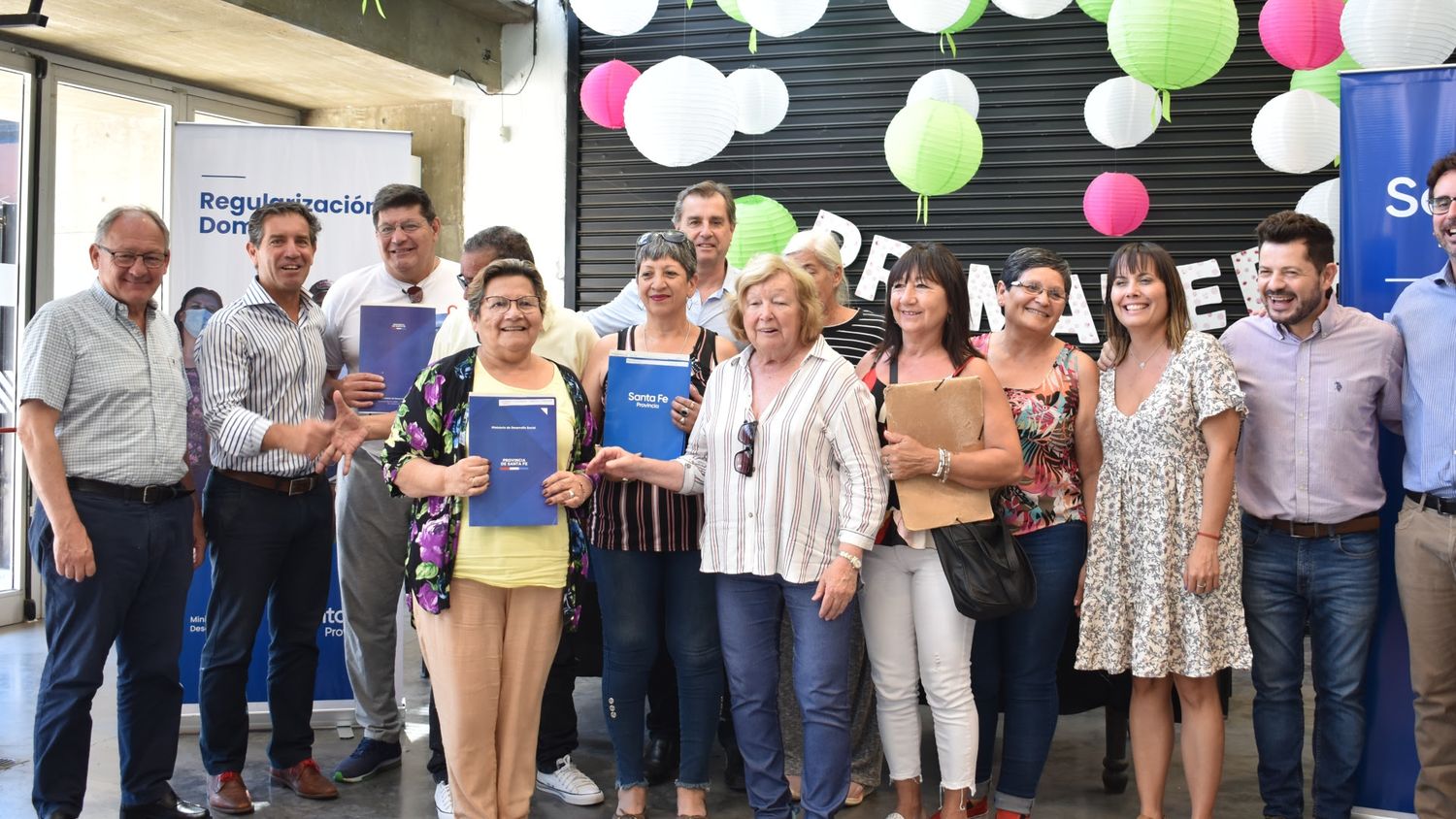 Se entregaron actas de reconocimiento de derecho posesorio a vecinos del departamento La Capital