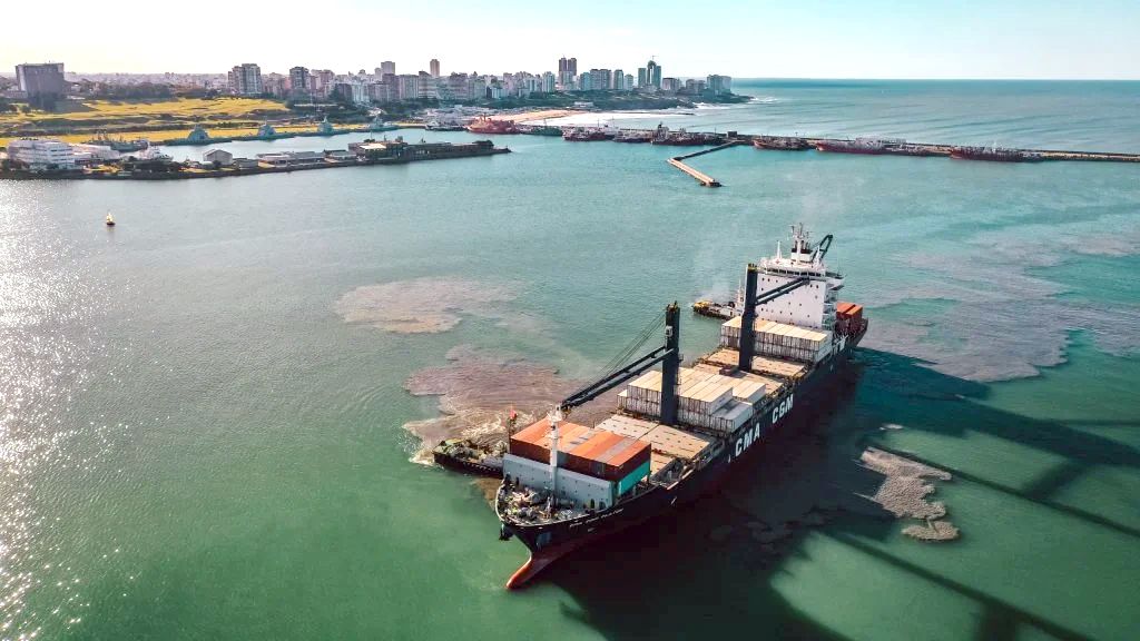 La llegada de la naviera francesa CMA-CGM abrió la ruta marítima con Brasil.