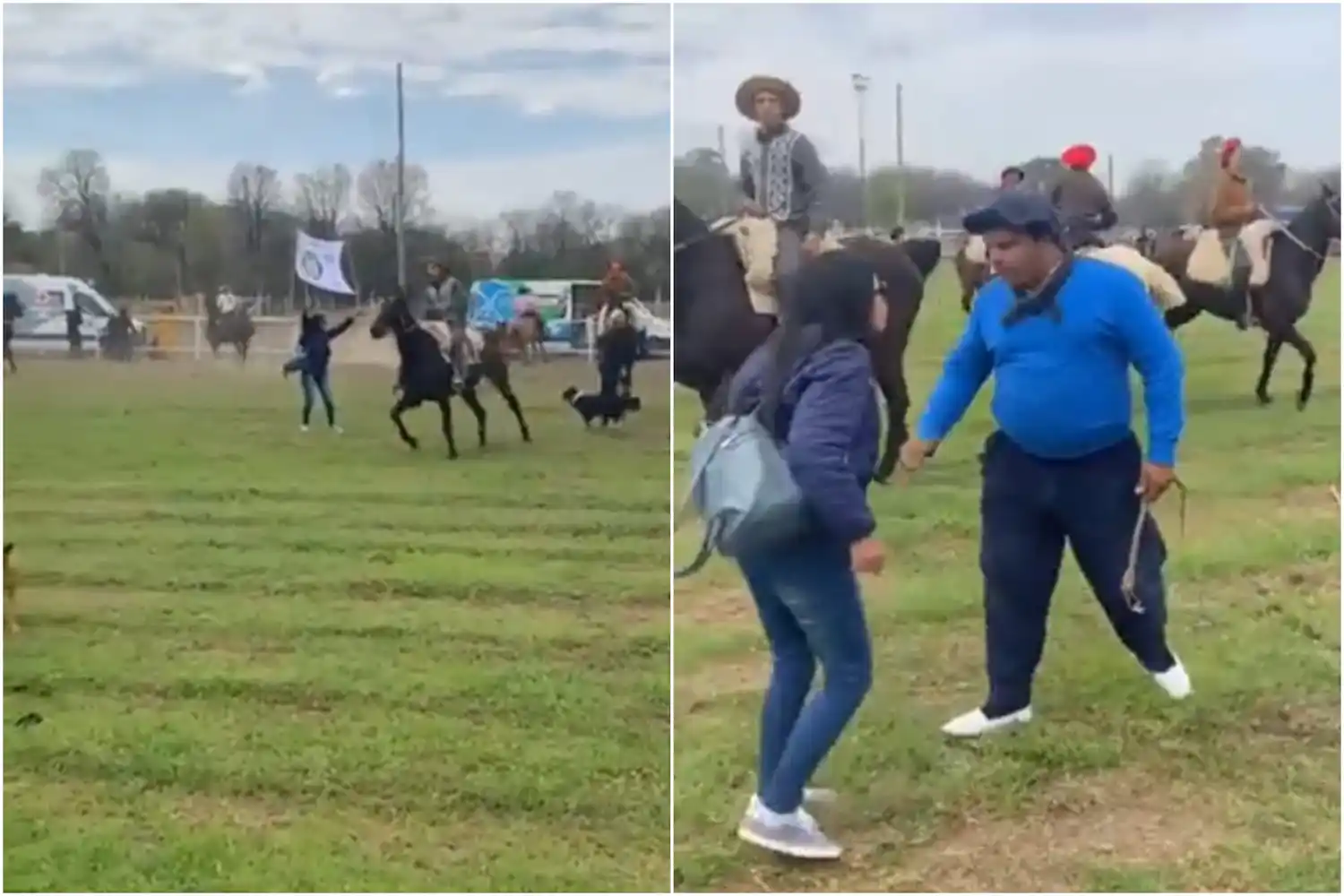 El brutal ataque quedó registrado en video.