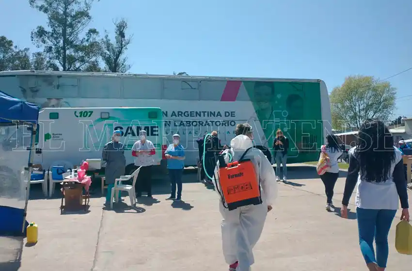 Con el laboratorio móvil, comenzó una nueva etapa del Plan Detectar en Nuevo Golf