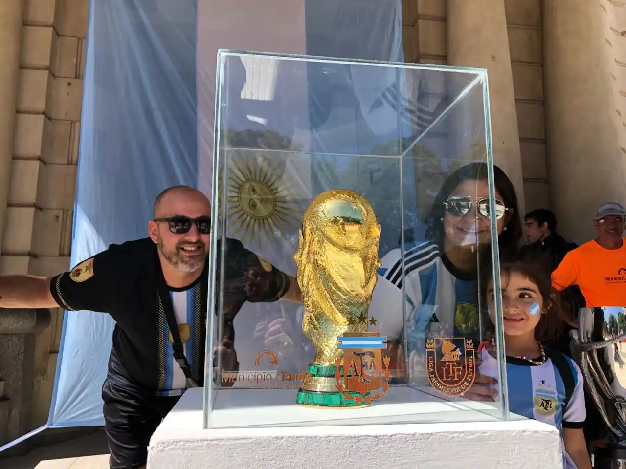 Un clima familiar y festivo se vivió en el centro tandilense.