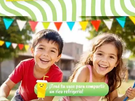 Kermesse itinerante en el barrio La Colina