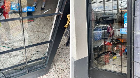 Intentaron ingresar a un comercio de calle Ruiz Moreno al 300