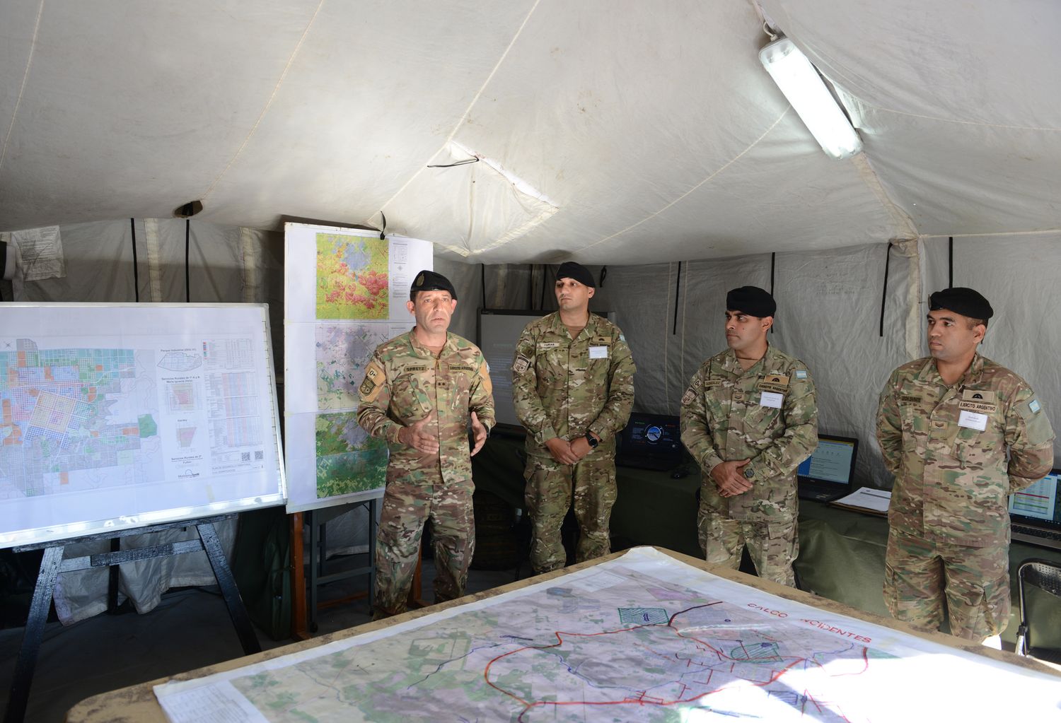 Para emergencias y catástrofes: así es el Centro de Operaciones que presentó el Ejército para Tandil