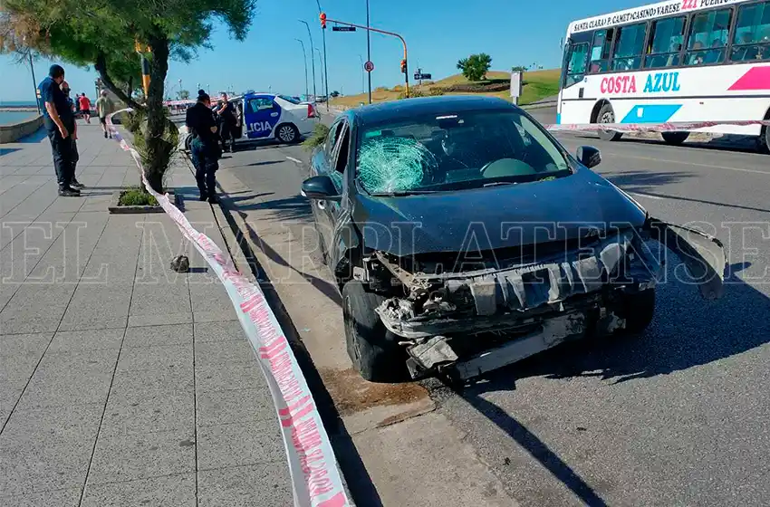 “El limado venía a fondo”: el adolescente que perdió el control de su auto en Mar del Plata, atropelló a una joven y quiso escapar