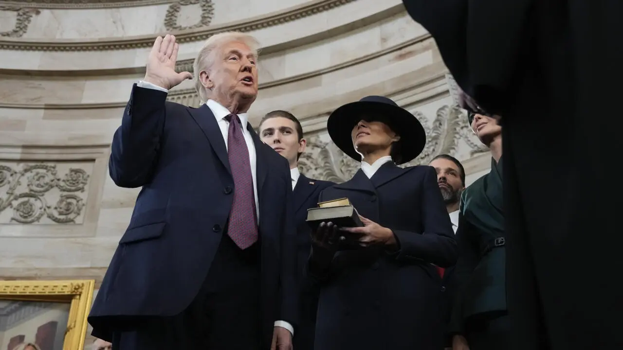 Donald Trump asumió como presidente de Estados Unidos