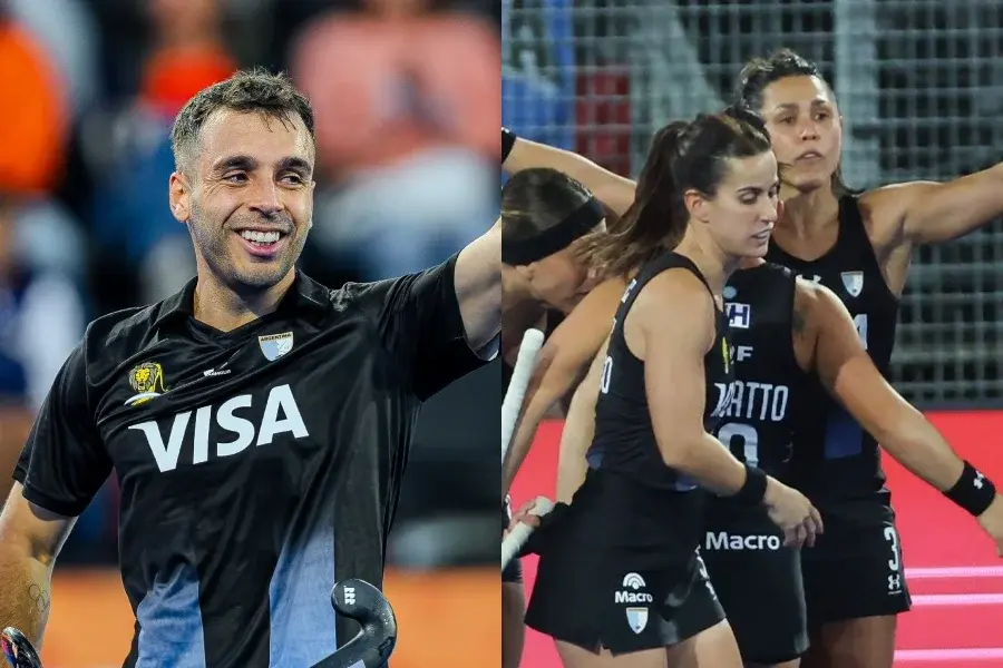 La ilusión de ser campeones: Los Leones y Las Leonas triunfaron en sus primeros partidos de la segunda ronda del Mundial