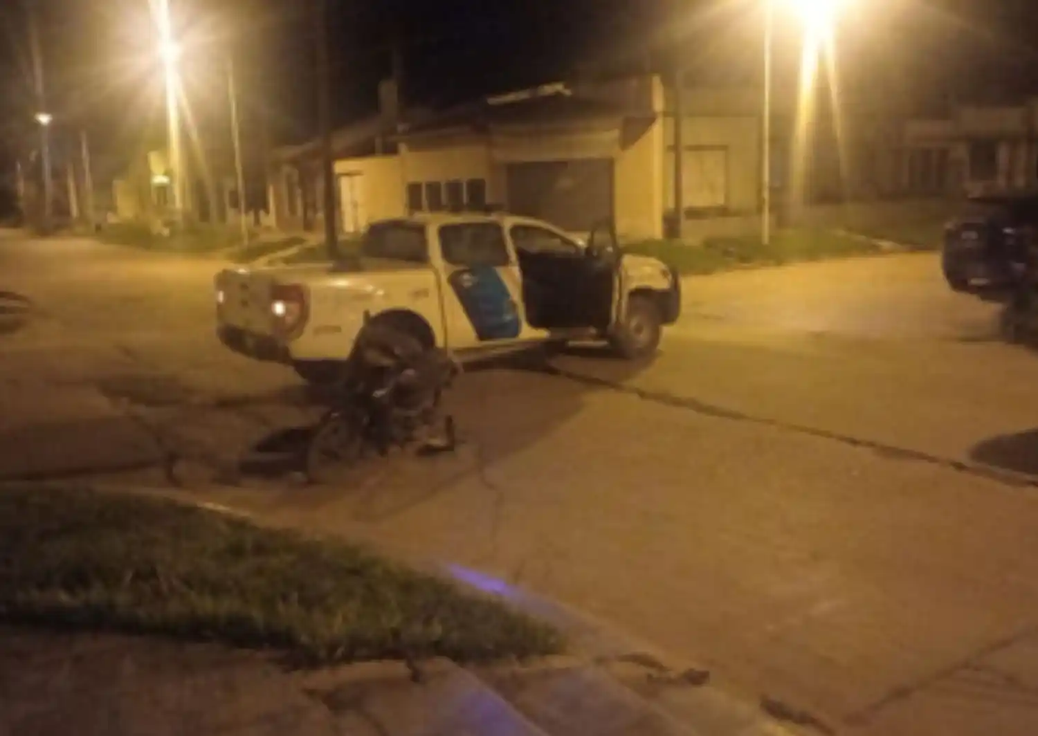 Accidente en Almafuerte y Libertad: una niña de 4 años trasladada al Hospital