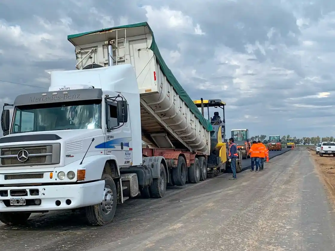 Importantes avances en las obras de la Ruta 51 y el Acceso a Pueblo Belgrano
