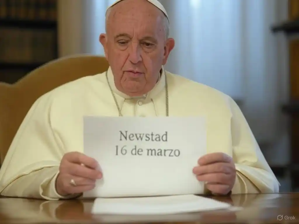 Santoral. Francisco, leyendo el Santoral del 16 de marzo.