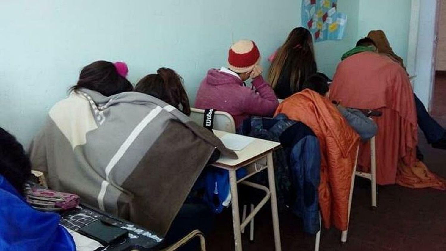 Denuncian que hay más de 500 escuelas sin calefacción en la Provincia