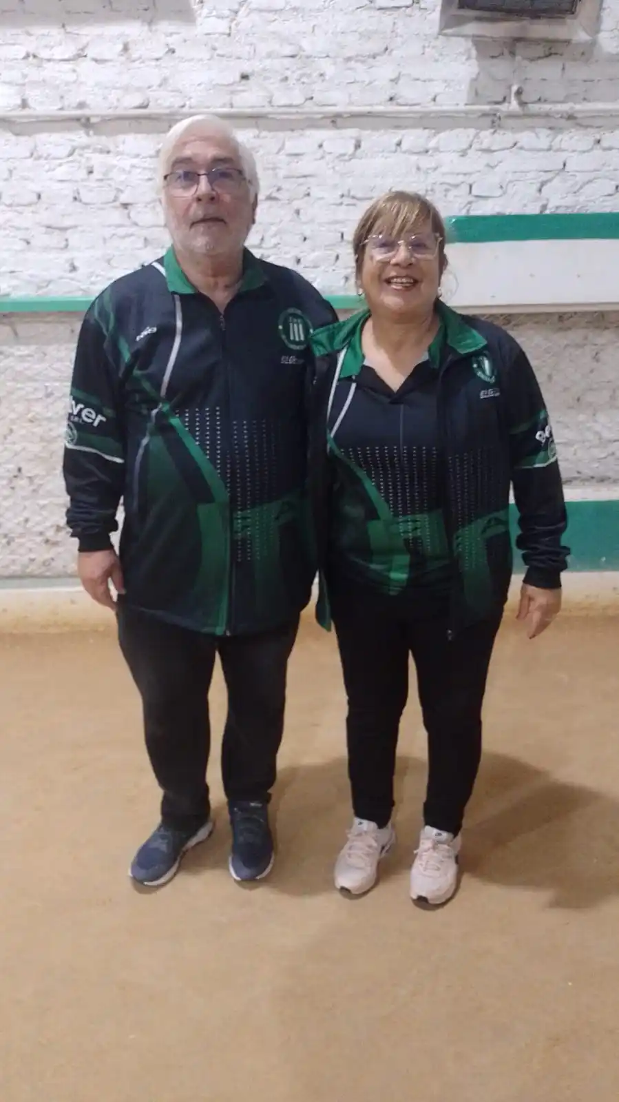 Néstor Bellver y Nancy Barraza, de Excursionistas B.