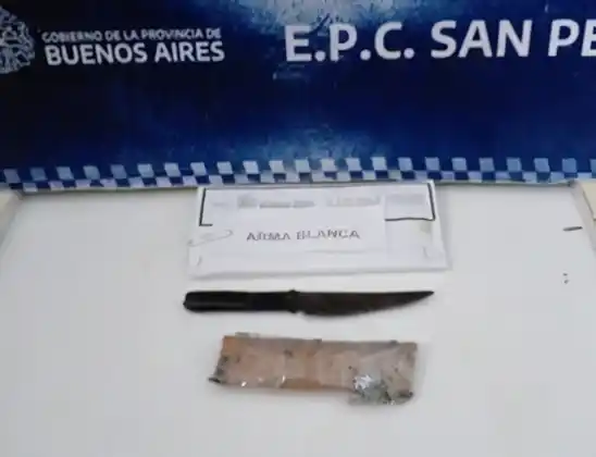 cuchillo secuestrado