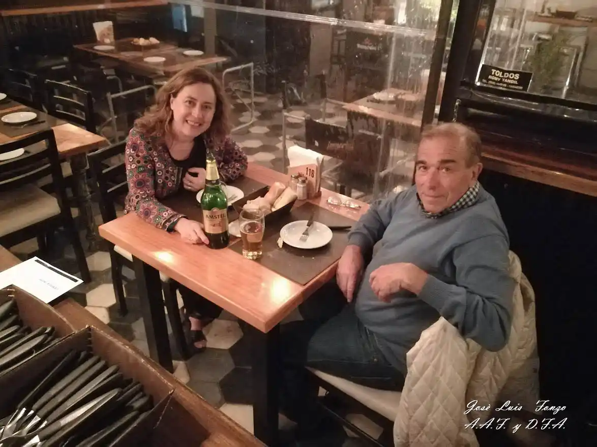 Junto a Inés disfrutando un momento.
