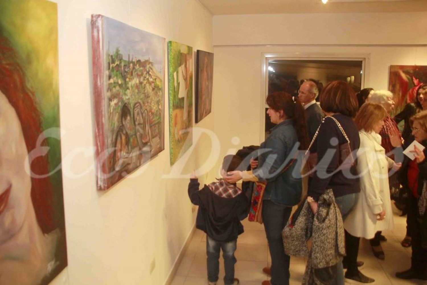 Variadas temáticas en la muestra colectiva de alumnos del Taller de Pintura Expresiva