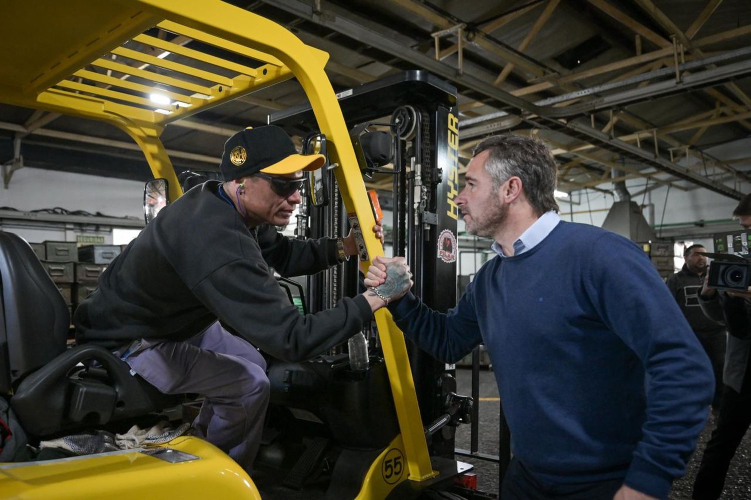 Achával, de recorrida por empresas de Pilar: "Queremos una Argentina que crezca y se desarrolle con industria nacional"