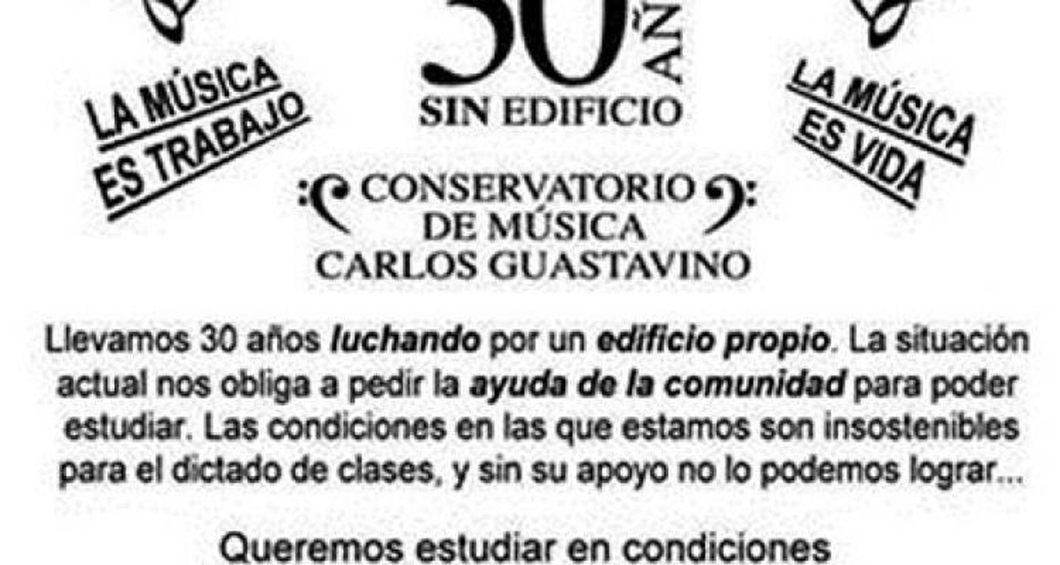Protesta musical en la peatonal