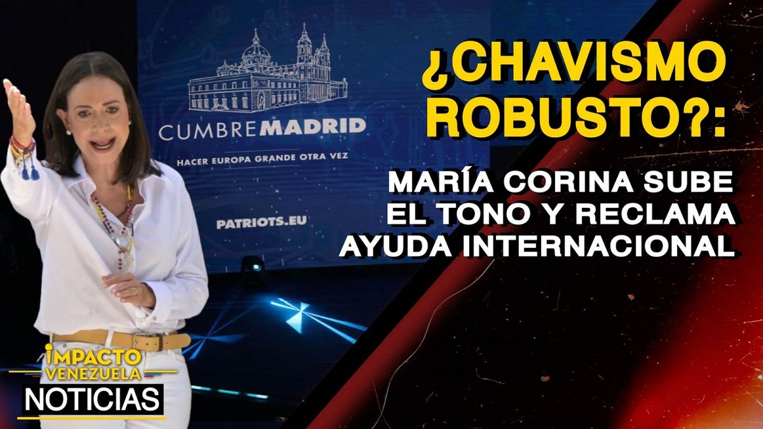 ¿CHAVISMO ROBUSTO? María Corina sube el tono y reclama ayuda internacional – VIDEO
