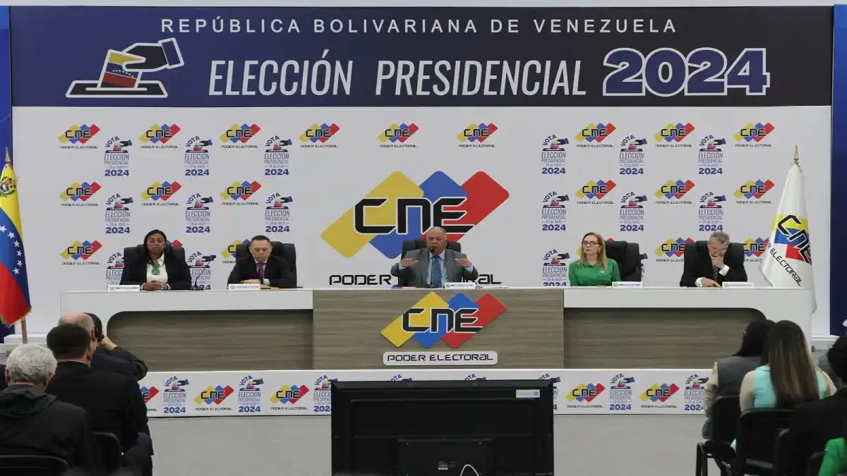 CNE: NICOLÁS MADURO GANA con 5.150.092 votos y EDMUNDO GONZÁLEZ obtiene 4.445.978