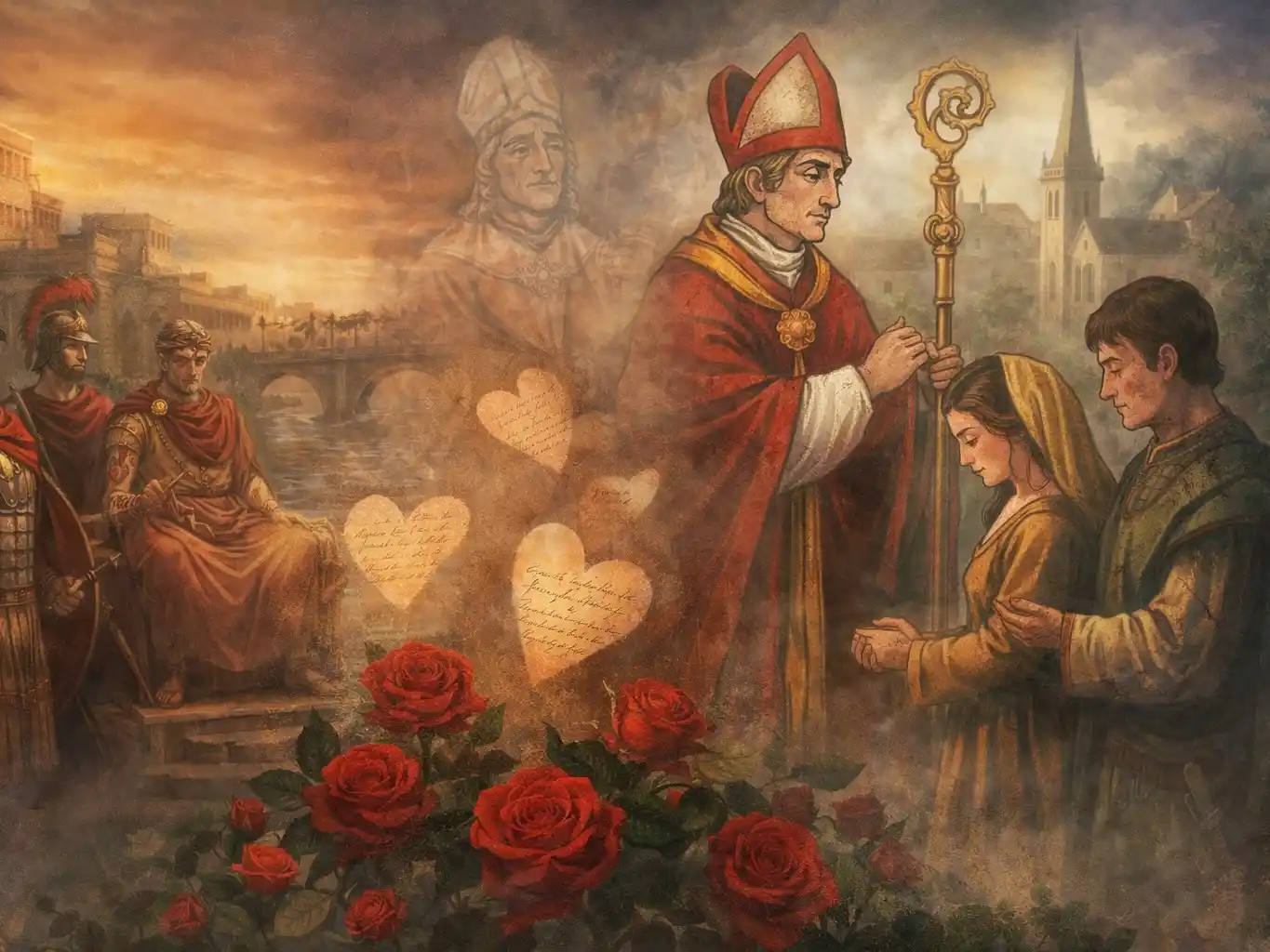 Una fecha donde religión y costumbres paganas se fundieron para dar forma a la fiesta del amor moderno.