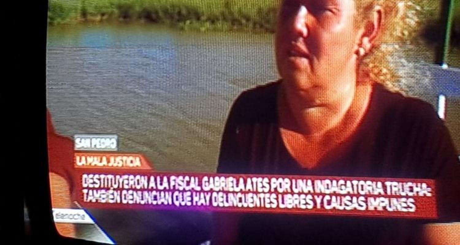 La ex fiscal Ates se defendió en Telenoche y dijo que la destituyeron por tocar intereses delicados