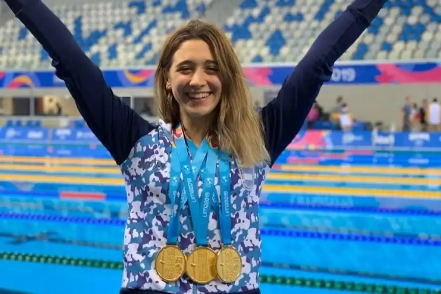 Delfi Pignatiello negó su retiro de la natación: “Yo jamás usé esa palabra”