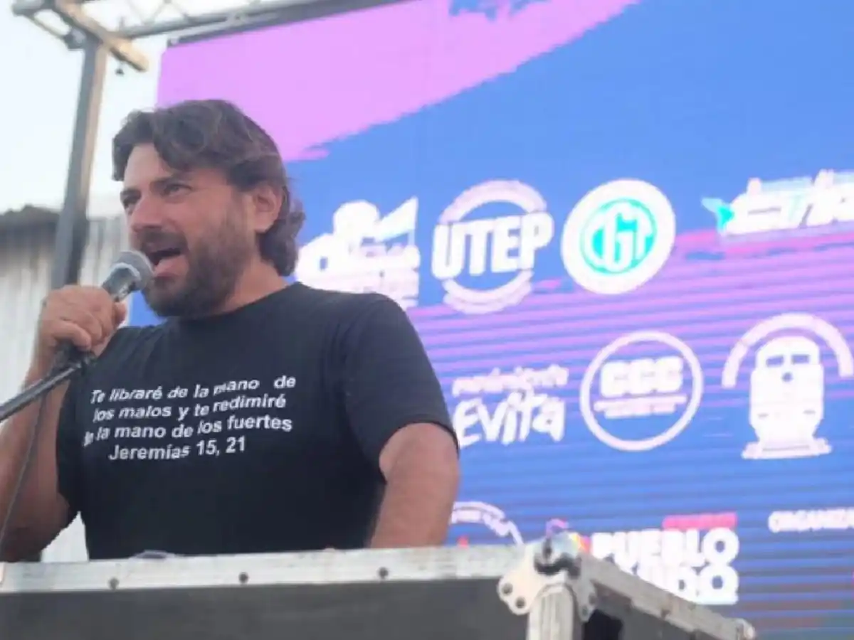 Juan Grabois: “El hombre que pusimos en la Casa Rosada nos ilusionó y hoy tenemos más pobres”