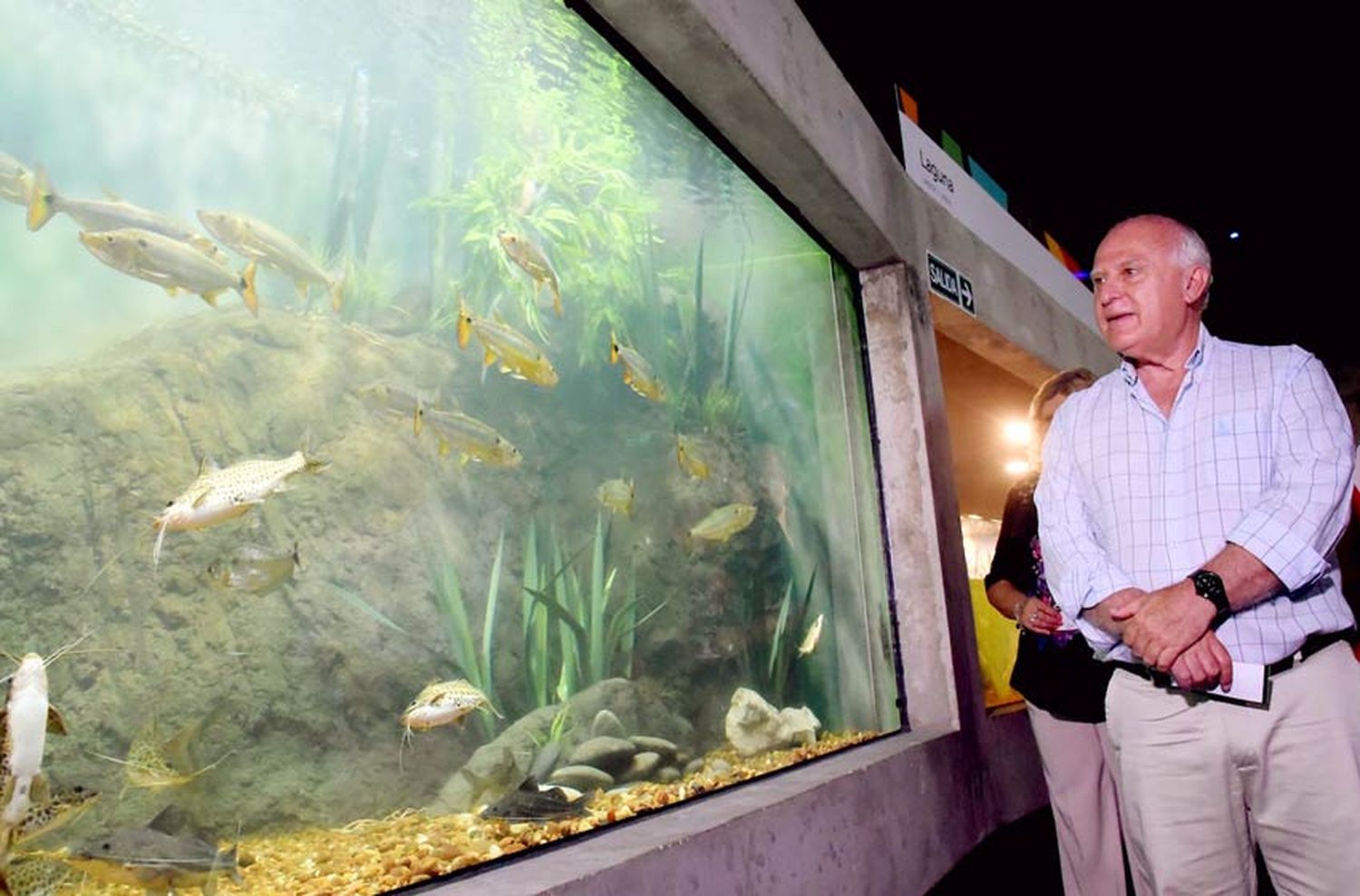 Lifschitz recorrió los últimos detalles del Nuevo Acuario de Rosario