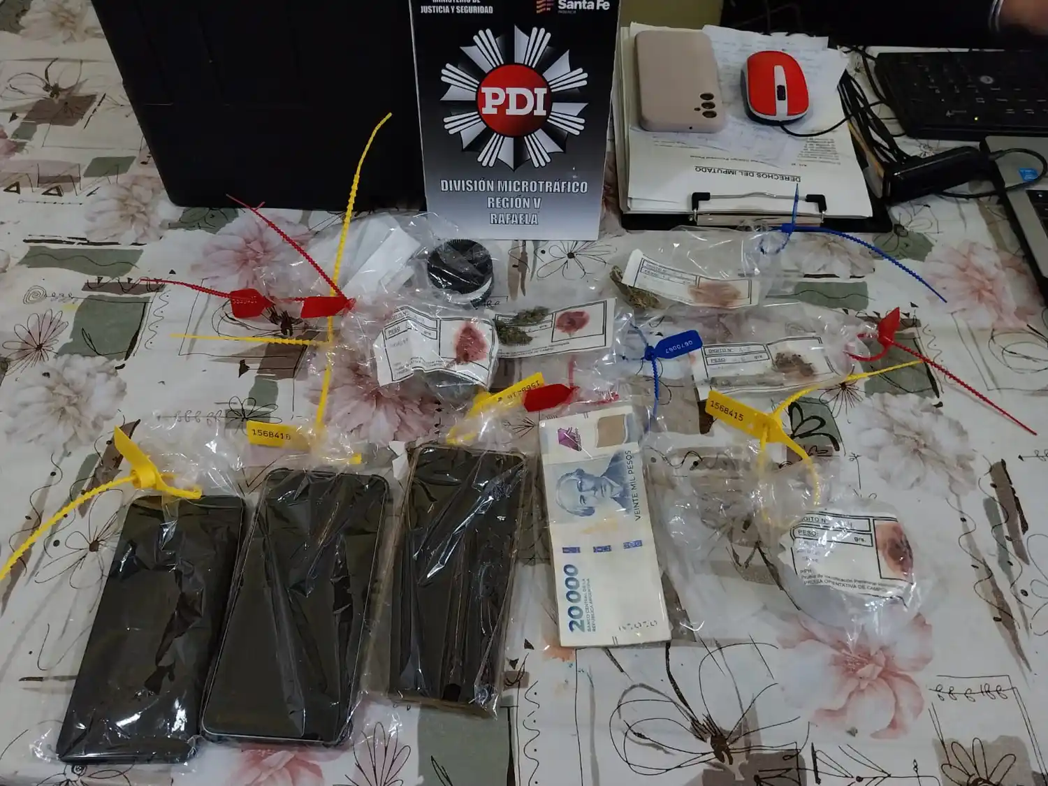 Sunchales: PDI detuvo a un hombre por microtráfico