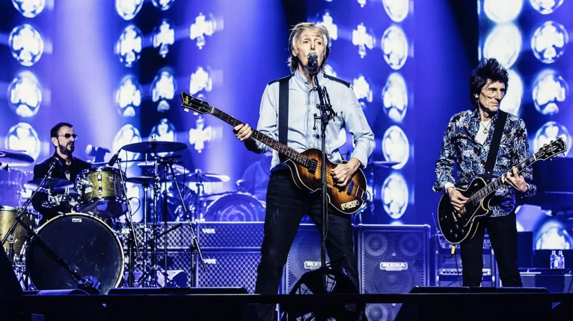 Ringo Starr se sumó a un show de Paul McCartney en Londres